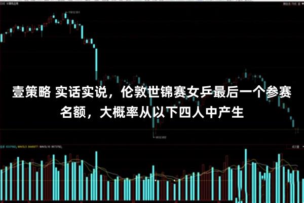 壹策略 实话实说，伦敦世锦赛女乒最后一个参赛名额，大概率从以下四人中产生