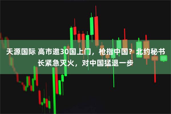 天源国际 高市邀30国上门，枪指中国？北约秘书长紧急灭火，对中国猛退一步