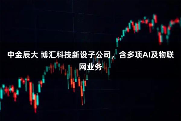 中金辰大 博汇科技新设子公司，含多项AI及物联网业务