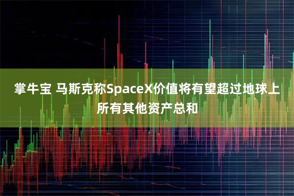 掌牛宝 马斯克称SpaceX价值将有望超过地球上所有其他资产总和